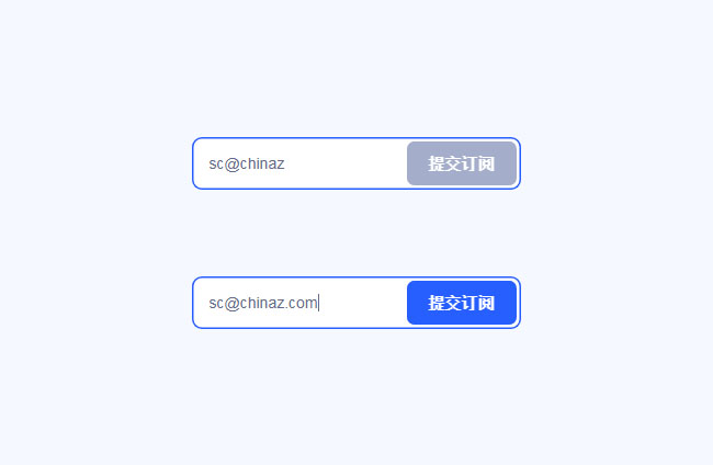 HTML5 SVG邮箱订阅表单特效